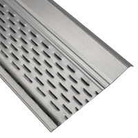 Panneau de ventilation de toit en aluminium série 1000, résistant aux intempéries, avec moustiquaire, pour gouttière de drainage des eaux de pluie du grenier, marque Sanqiang