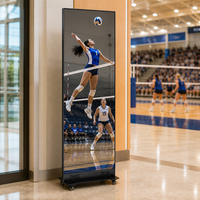 Pantalla LED Comercial para Interiores P2, Plegable, Controlada por Aplicación Móvil, para Eventos de Clubes de Voleibol y Promoción de Locales