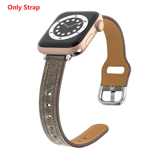 Correa de Reloj de Cuero Genuino de Lujo de 14 mm para Apple Watch S11 10 42 mm 46 mm Ultra 49 mm SE 44 mm, Correa Delgada - Product Image 1