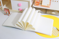 Carnet de dessin pour enfants 24K, contes de fées, dessins animés, couverture souple, papier à dessin épais, 92 feuilles, carnet de croquis pour enfants, idéal pour un cadeau