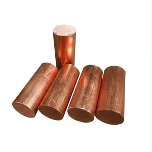 Supplier Good Price Pure 99.99% Copper Bar Solid Copper Rod Astm C11000 Copper Earth Rod