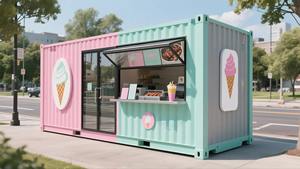 Precio barato contenedor bar cabina cafetería tienda contenedor <span class=keywords><strong>de</strong></span> cocina móvil 10 pies 20 pies 40 pies restaurante contenedor casa - Product Image 4