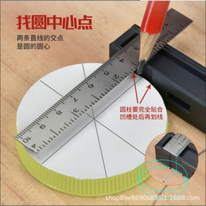 Camp Nou Triangular Ruler 30 Cm Metal High Precision For Woodworking - Product Image 4