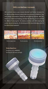 Máquina de Cavitación en Forma de S de 40K, Antiarrugas, Reafirmante de Piel para Rostro y Cuerpo, Material ABS - Product Image 5