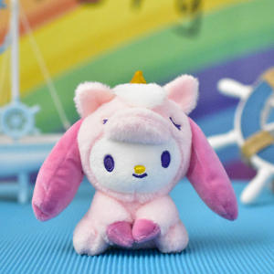 Muñeca Unicornio Transformable Kuromi, Adorable Peluche Morado de Ensueño, Llavero con Luz Suave y Detalles de Metal y Peluche - Product Image 6