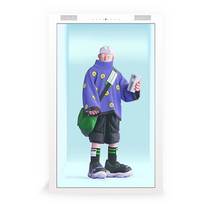 86 ''Holographic 3D quảng cáo hiển thị ai Hologram trong suốt LCD hộp hiển thị cho tổ chức sự kiện - Product Image 4