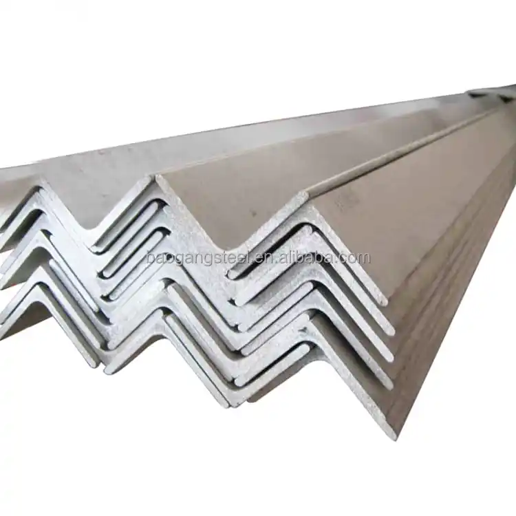 Entrepôts de construction en métal 201 202 304 316 304L Barre d'angle en acier inoxydable 316L Barre d'angle hydraulique coupe acier Angle égal