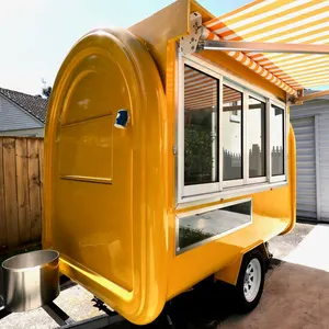 Usa standard electric pizza food truck corn trailer with fully equipped