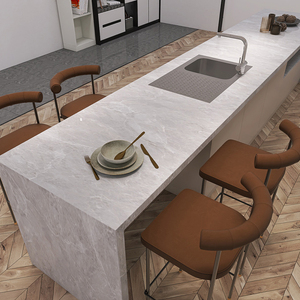 Windham Grey testurizzato sinterizzato pietra grande formato pannello di parete per sala <span class=keywords><strong>da</strong></span> pranzo all'aperto soggiorno <span class=keywords><strong>giardino</strong></span> stile cinese grandi <span class=keywords><strong>lastre</strong></span> - Product Image 2