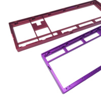 Clavier CNC personnalisé clavier mécanique accessoires informatiques OEM pièces métalliques anodisation couleurs personnalisées boîtiers CNC