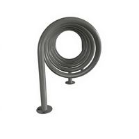 Support à vélos en spirale, support à vélos en métal circulaire, support à vélos en spirale, support à vélos en acier, grand support à vélos