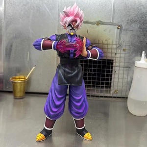 Figuras de Acción de Anime en PVC para Decoración de Escritorio, Goku Super Saiyan GK Rojo Melocotón, Figura de Regalo - Product Image 5