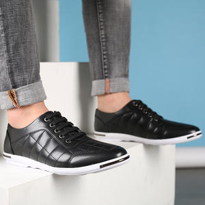 Zapatillas Oxford Casuales Formales de Piel Sintética con Cordones para Hombre, Blancas 2023, Transpirables, Antideslizantes, para Caminar - Product Image 5