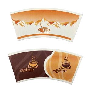 Gobelets en papier jetables de haute qualité, 150 g/m², écologiques, imperméables, double face, revêtement PE, design éventail, pour aliments, nouilles, collations, salades - Product Image 1