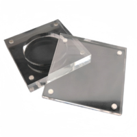 Présentoir porte-monnaie en acrylique personnalisable en gros vitrine porte-monnaie en acrylique personnalisé pour pièces de collection et jetons