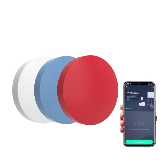 Tuya Zigbee Smart Wireless Button Switches Smart Life Intelligent Scene Linkage Switch Support Google Home Alexa Voice Control