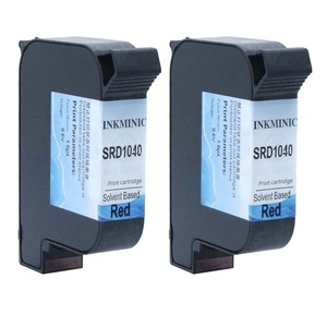 2026 New SRD1040 Solvent Based Red Tij Ink Cartridges with Chip for Markem Image 1200 1050 Thermal Inkjet <b>Printers</b> - Product Image 5
