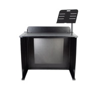 Table de DJ en acier Yinyu FS014 avec support intégré pour ordinateur portable et accessoires pour mixage professionnel et événements en direct