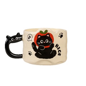 Caneca Empilhável Criativa para Gatos, de Alta Qualidade para Uso Doméstico, Resistente a Altas Temperaturas, Segura para Micro-ondas, com Alça, Caneca de Café com Desenho Animado Fofo, Lembrança - Product Image 5