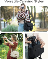 Sacs photo matelassés et imperméables pour femmes, avec support trépied, personnalisables – Vente en gros
