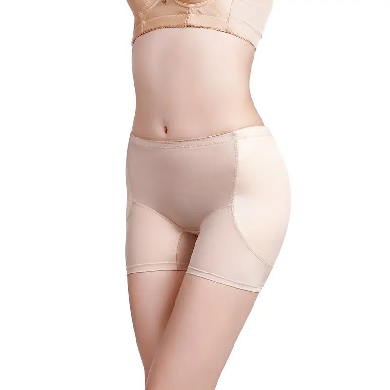 2022 New Trendy Women Plus Size Hip lift Safety Pant Ice Fabric Padding Underwear