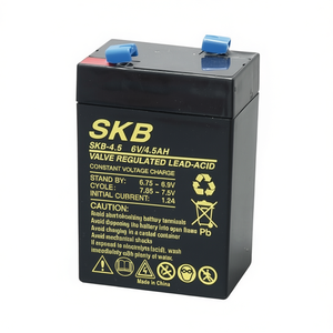 Batería Recargable de Plomo-Ácido Sellada AGM con Válvula Reguladora SKB FGM-38620407 6V 4.5Ah para Energía Solar y de Respaldo, Italia - Product Image 3