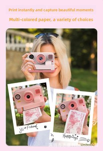 Jumon High-Quality 1080p Hd <b>Camera</b> Rechargeable Kids Instant Print <b>Camera</b> for Baby Boys Girls Gift Toys Children's <b>Camera</b> - Product Image 6