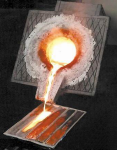 50kgs Công Suất Nhỏ Tần Số Trung Bình Nhôm Nóng Chảy Lò Cảm Ứng - Product Image 4