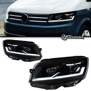 Dédié Volkswagen Caravelle Multivan T6 LED Lentille Diurne Eau Courante Clignotant 100W Phare Assemblée Modification - Product Image 5