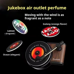 Rắn Sang Trọng CD Xe Làm Mát Không Khí Retro Xoay Hương Thơm Đĩa Trang Trí Nhà Máy Bán Buôn Kỷ lục Máy Nghe Nhạc Phong Cách Nhựa Ba - Product Image 3