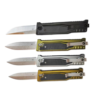 Cuchillo Plegable Profesional para Exteriores, Hoja de Acero D2, Cuchillo de Supervivencia de Bolsillo, Aluminio CNC, para Camping, Caza, EDC