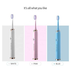 <span class=keywords><strong>Cepillo</strong></span> de <span class=keywords><strong>dientes</strong></span> eléctrico sónico barato listo para enviar con cerdas suaves y baterías secas - Product Image 3