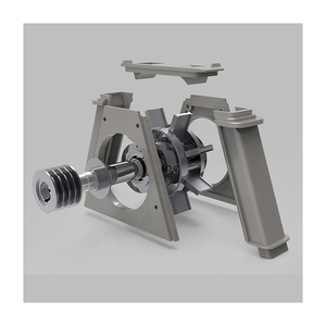 Высокопроизводительный колесный бластер турбинный двигатель, приводящий в движение турбинный дробеструйный станок, используемый в дробеструйных машинах - Product Image 5