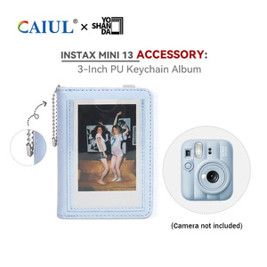 <span class=keywords><strong>Mini</strong></span> álbum para Fujifilm <span class=keywords><strong>Instax</strong></span> <span class=keywords><strong>Mini</strong></span> 13, álbum de 28 bolsillos para <span class=keywords><strong>fotos</strong></span> de 3 pulgadas, álbum de cuero con llavero, álbum ecológico para <span class=keywords><strong>fotos</strong></span> <span class=keywords><strong>Instax</strong></span> <span class=keywords><strong>Mini</strong></span>. - Product Image 3