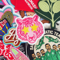 Patch brodé personnalisé en tissu toile 3D avec sequins thermocollants pour vêtements, couleur personnalisée, motif aventure, vente en gros