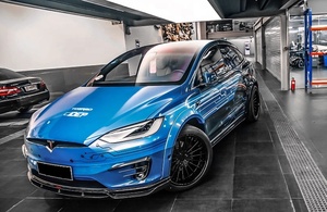 Kit Carrozzeria in Fibra di Carbonio CMST di Alta Qualità per <span class=keywords><strong>Tesla</strong></span> <span class=keywords><strong>Model</strong></span> <span class=keywords><strong>X</strong></span>, Include Spoiler Anteriore, Diffusore Posteriore, Minigonne Laterali, Kit Parafanghi e Paraurti - Product Image 2