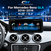 Autoradio GPS Android 10,25 pouces avec écran tactile multimédia CarPlay pour Mercedes Classe A B GLA X156 W246 W176