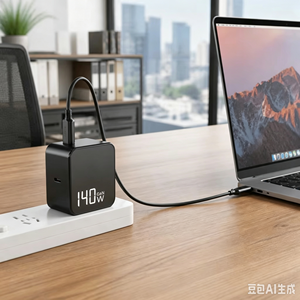 Caricabatterie Gan Personalizzato 140W Multi-Plug Rapido e Portatile per Macbook Anker <span class=keywords><strong>Apple</strong></span> iPhone Samsung Smartphone Tipo C Adattatore di Alimentazione da Viaggio - Product Image 5
