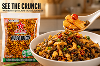 Chinesische eingelegte Senfgrün-Sprossen mit knusprigen Bambussprossen – sauer-scharfes Beilagensnack, verzehrfertig