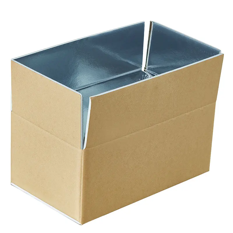 Thermal Box Food Delivery Box For Frozen Food Packaging Custom Thermal Insulated Cardboard corrugated carton