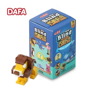 Caja ciega de la <span class=keywords><strong>serie</strong></span> Animal, juguetes de bloques de construcción con bonito compuesto, taza de bola de galleta de Chocolate para niños - Product Image 1