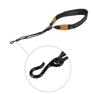 Correa ajustable para el cuello de saxofón de cuero suave con gancho de metal acolchado EVA - Product Image 4