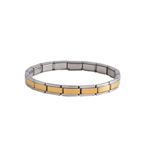 Bracelet en acier inoxydable 7 mm de style italien simple et élégant, fait main, chaîne DIY, design classique, idéal pour un cadeau - Product Image 3