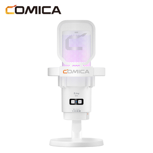 ไมโครโฟน COMICA EJoy Uni(D) RGB แบบคาร์ดิออยด์ คอนเดนเซอร์ แบบมีสาย USB พร้อมพอร์ต USB-C และ 3.5 มม. TRS/TRRS สำหรับการมอนิเตอร์เสียง พร้อมฟังก์ชั่นตัดเสียงรบกวนแบบปุ่มเดียว - Product Image 2