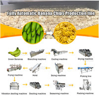 Machine de fabrication de chips de banane et de plantain bon marché, équipement de transformation de la banane, ligne de production