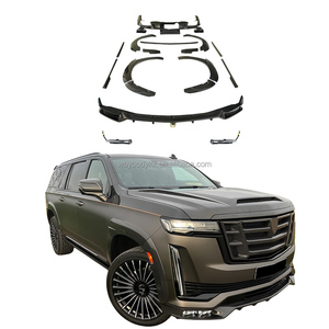 Kit Carrozzeria in Carbonio <span class=keywords><strong>LA</strong></span> per Modello Cadillac Escalade, Paraurti Anteriore, Spoiler Anteriore, Labbro Anteriore, Spoiler Posteriore, Ala Spoiler - Product Image 1