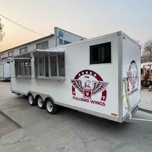 Mobile Food Truck Cafe Van Coffee Carts Foodtruck Mobile dapur kuda Trailer es krim truk Mobile Bar jalan kios makanan - Product Image 2