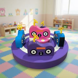 Manège Électrique Personnalisé pour Enfants avec Design de Voiture pour Aire de Jeux Intérieure, Centre Commercial, Location pour Fêtes - Product Image 1