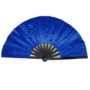 Abanico de mano plegable de Kungfu de bambú <span class=keywords><strong>con</strong></span> manivela de 33cm, abanico de baile <span class=keywords><strong>Taichi</strong></span> pintado <span class=keywords><strong>con</strong></span> tela técnica portátil en blanco para <span class=keywords><strong>Taichi</strong></span> - Product Image 6