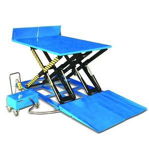 AC 전원 더블 데크 회전식 전기 유압 가위 리프트 테이블 - Product Image 4